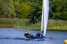 ST921 being sailed nice'n'flat in theSigneT Open Meeting, Paxton Lakes 2022