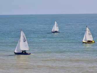 2025 SigneTs sailing at the Broadstairs Open Meeting